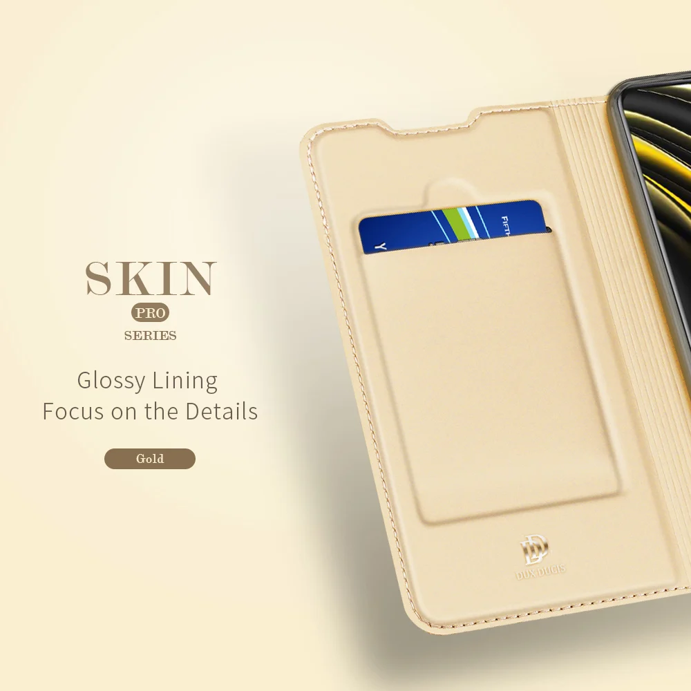 For Xiaomi Redmi 9T Case DUX DUCIS Skin Pro Series Flip Wallet Leather Case for Redmi9T Redmi 9T NFC Cover Card Slot Accessories case for xiaomi