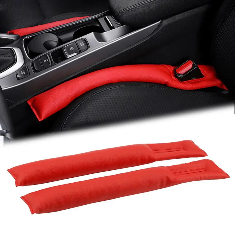 

PU Leather Car Seat Gap Pad Fillers Holster Sponge Spacer Filler Padding Protective Case Cover Car Auto Clean Slot Plug Stopper