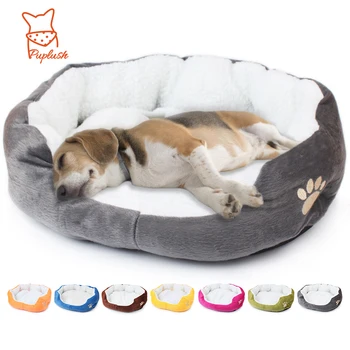 

Winter Warm Dog Beds for Small Medium Dogs Kennel Fleece Pet Dog Bed for Small Dogs Cat Bed House Accessories French Bulldog