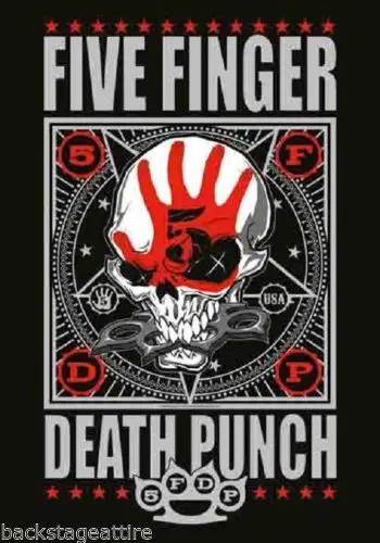 3ft x 5ft 3 x5ft FIVE FINGER DEATH FFDP 5FDP с принтов в виде флажков баннер, флаг из полиэстера Размеры 150x90 см