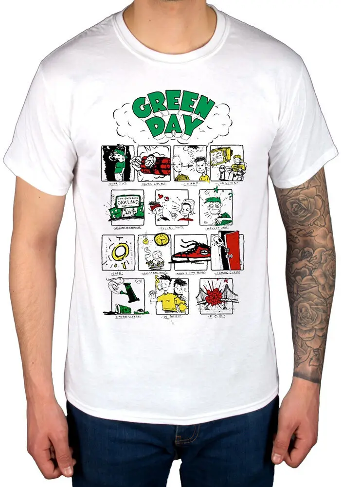 Официальный Green Day Dookie RRHOF футболка Kerplunk Нимрод пуля в Библии группа рукав летние