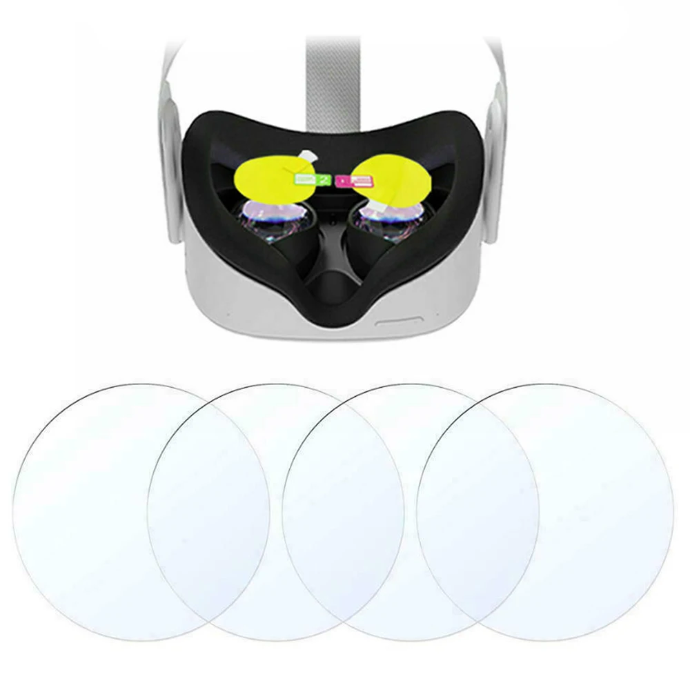 Tanie 4 sztuk VR osłona obiektywu folia ochronna dla Oculus Quest 2 pokrywa