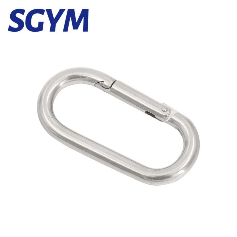 Solid MATTE 304 STAINLESS STEEL easy open spring Snap Hook Luxury business Key  RING Fob Lanyard Leathercraft Hardware keychains - AliExpress