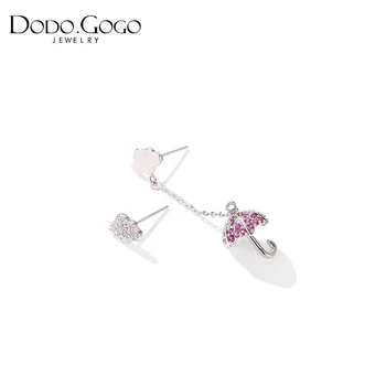 

TS-ED002 High Quality 925 Sterling Silver Fine Jewelry Spain Version Bear Jewelry Women's Earrings Wholesale Price Free Shipping