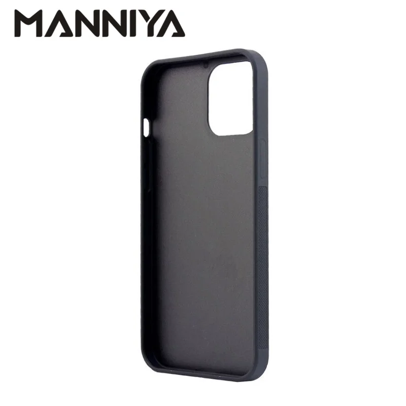 MANNIYA DIY empty groove rubber TPU+PC phone Case