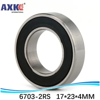 

10pcs free shipping The high quality of ultra-thin deep groove ball bearing 6703-2RS 17*23*4 mm