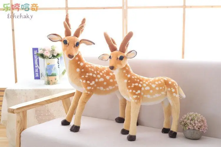 Моделирование Sika игрушечный Олень Игрушка креативный плюшевый чучело олень ремесла Рождественский подарок для детей для девочек подарок на день рождения