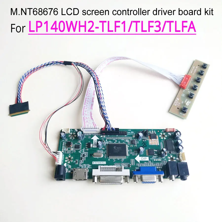 A2 TLA2 1366x768 TL HDMI//DVI//VGA LCD Lvds Monitor Controller Kit for LP140WH2