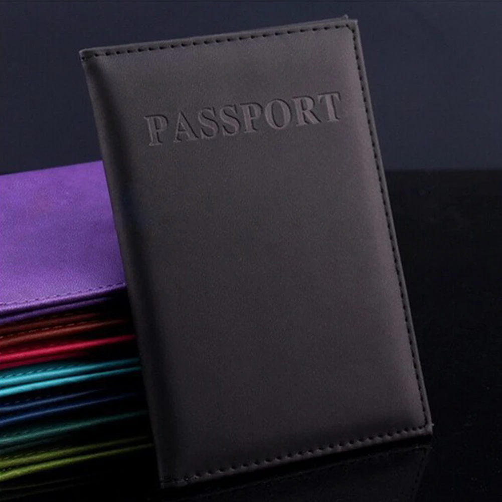 New Passport Cover PU Leather Women Passport Holder Women's Travel