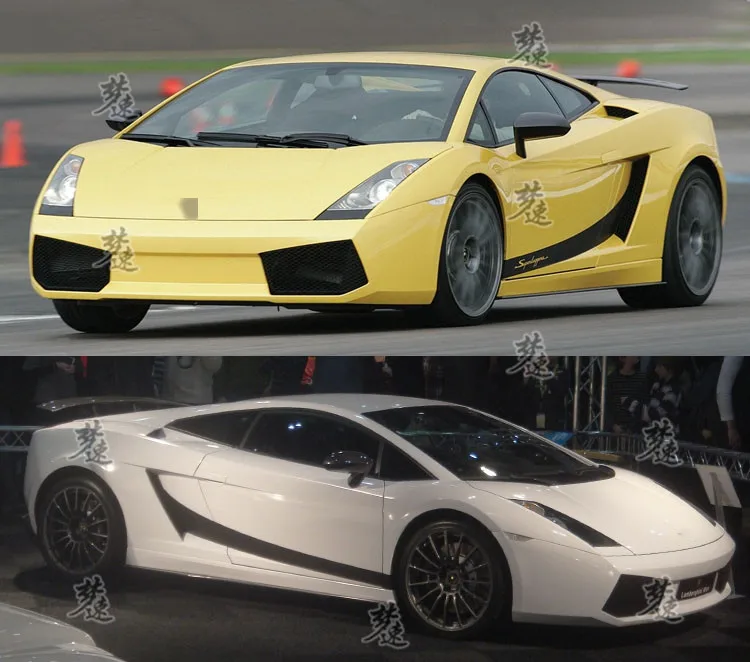 Автомобильная наклейка для Lamborghini Gallardo Body, стикер на дверь, персональный Gallardo Racing Edition, Спортивная наклейка - Название цвета: 03