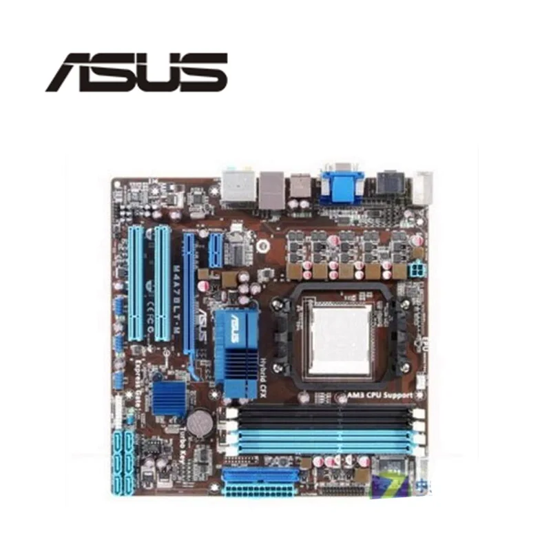 Для Asus M4A78LT-M настольная материнская плата 760G 760L розетка AM3 DDR3 оригинальная б/у |