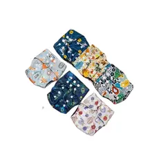 Couches pour bébés de 0 à 6 mois, lavables, écologiques, réutilisables, Double boutonnage, réglables, pour nouveau nés, nouvelle collection 2022