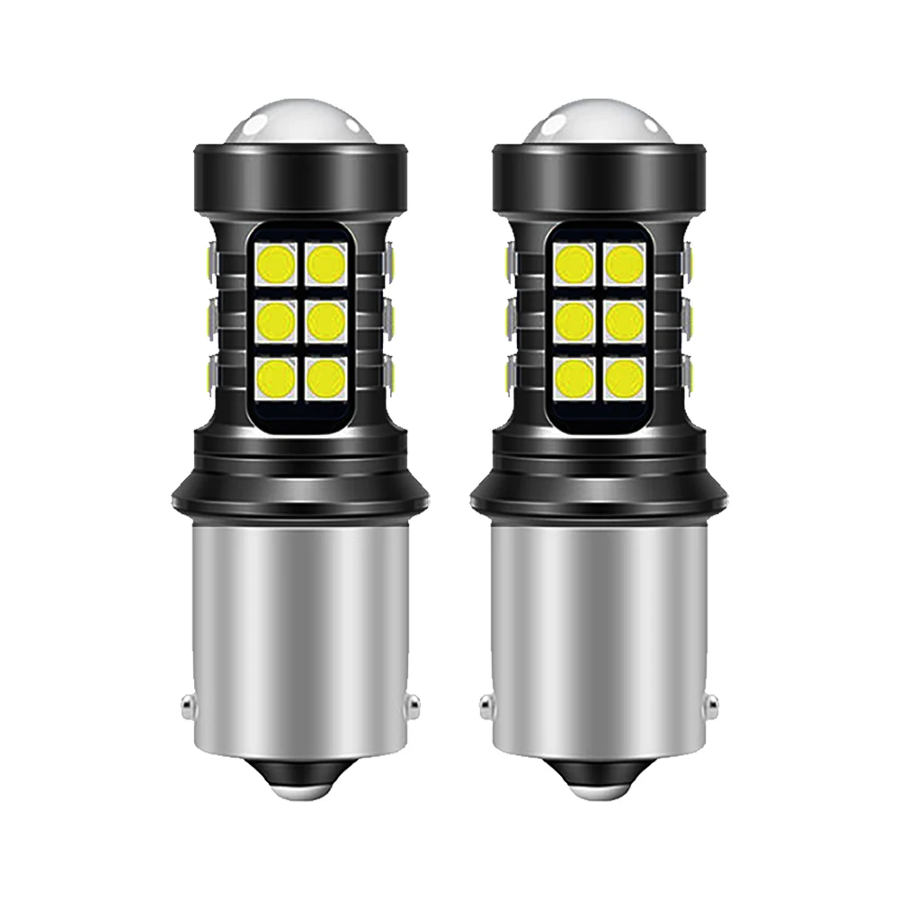 

2X 1156 P21W BA15S W16W T15 LED T16 Bulb Canbus Error Free Backup Reverse 921 912 Car Lights Brake Lamp Stop Light Xenon White