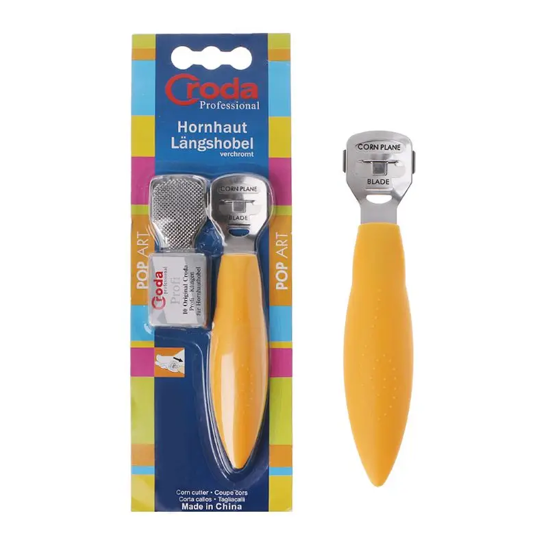 

Pedicure Callus Shaver Foot Hard Tough Skin Corn Remover Cutter Razor & 10 Blade X5XC