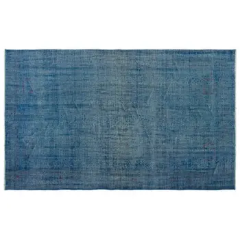 

Handmade Blue Vintage Overdyed Turkish Area Rug 171x280 Cm-5'7''X9'2''