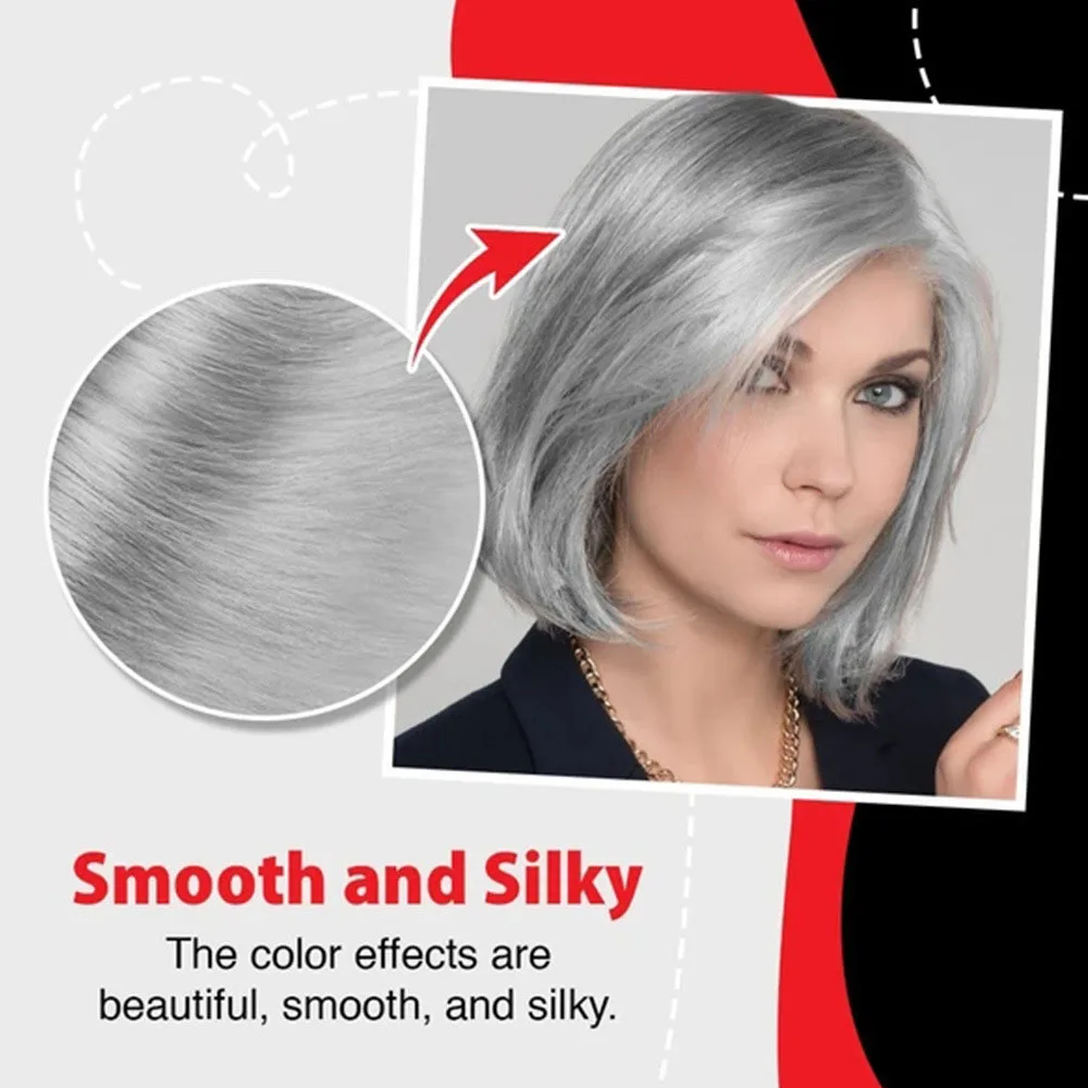 Knorrig wijs Vervolgen Gray Hair Dye Cream Hair Color Wax Hair Gream Unisex Smoky Gray Punk Style  Light Grey Silver Permanent Hair Dye Color Paint Wax|Shampoos| - AliExpress