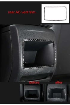 

For Mercedes Benz A CLA gla carbon fiber rear AC vent trim 1pc