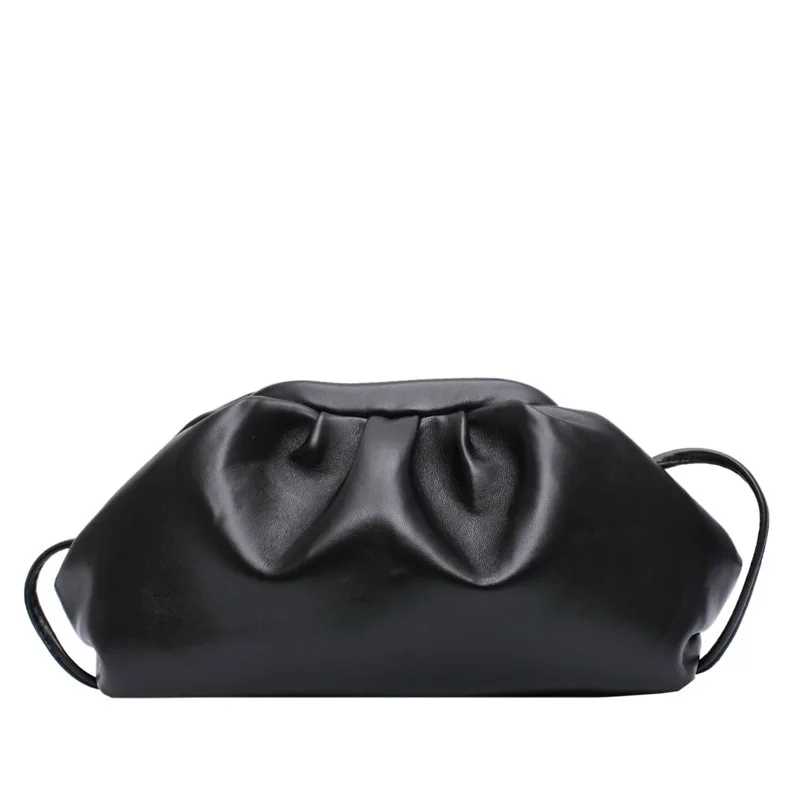 Роскошный дизайнерский дневной клатч в форме облака для женщин плиссированная