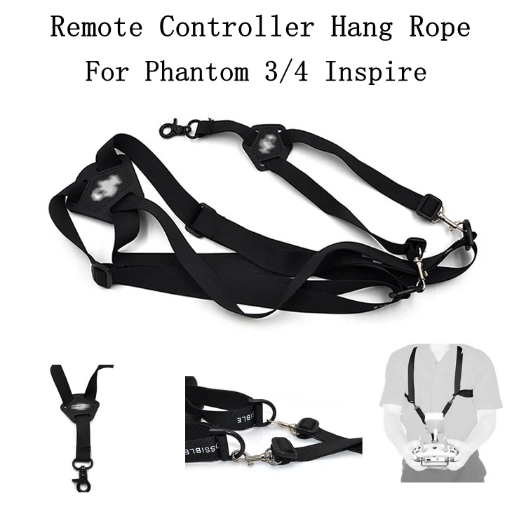 

Adjustable Remote Control Lanyard Shoulders Belt Strap Hanging Rope Universal Sling Neck With Hook For DJI Phantom 3/4 Inspire