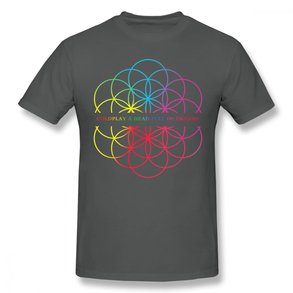 2020 новая футболка с принтом Coldplay A Head Full Of Dreams Music для мужчин размера плюс 5XL парная