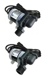 12V 24V DC Brushless Water Pump Silent 4 Points Threaded Solar Water Heater Shower Floor Heating Booster Pump IP68