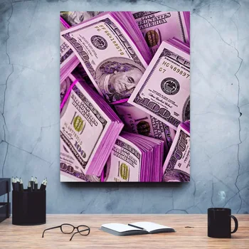 

Wall Art Poster Money Canvas Painting Pictures For Wall Office Decoration Tableau Mural Canvas Prints Money Pictures Tuinposter