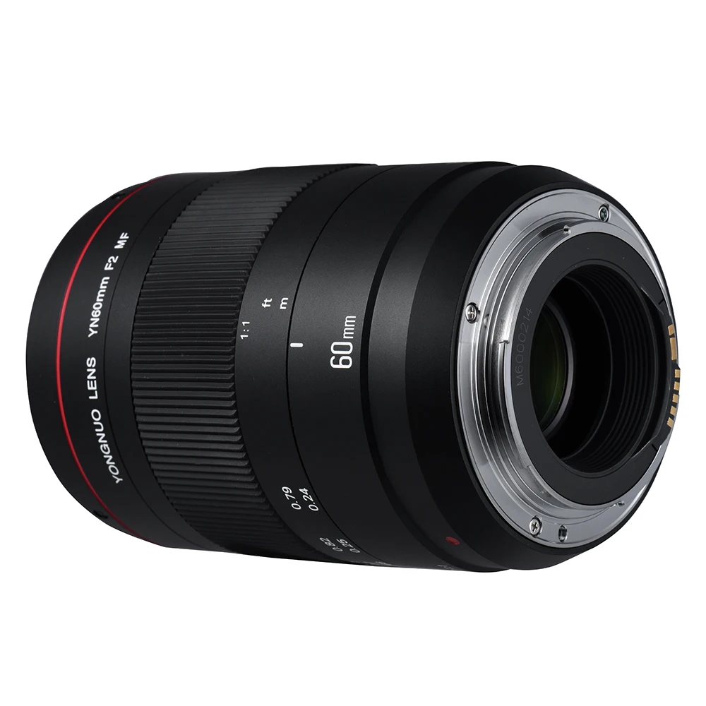 YONGNUO YN60mm F2 MF 0,234 m Макросъемка объектив ручной фокусировки usb-бесплатное обновление прошивки для Canon EOS 70D 5D2 5D3 600D DSLR камеры
