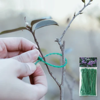

50pc Plastic Plant Cable Ties Reusable Cable Ties for Garden Tree Climbing Support Adjustable Garden Plant Tying Tool 10/14cm