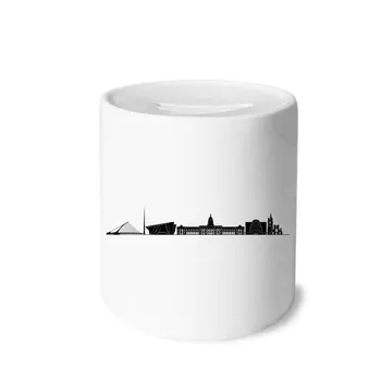 

Dublin Landmark Building Skylines Ireland Money Box Saving Banks Ceramic Coin Case Kids Adults