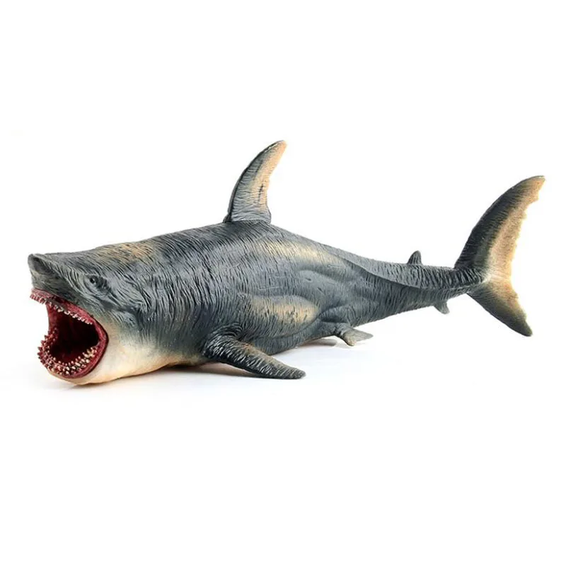 Новая детская игрушка большая полая Megalodon Marine Life Shark Модель Piranha статическое