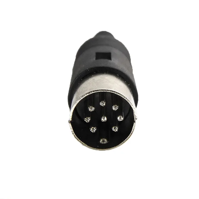 3 pcs/lot 3/4/5/6/7/8 Pin JR3970 DIN S-Type Male And Female Power Plug Connectors Cold Pressure Jack Solderless Plastic Keyboard 8 PinMale