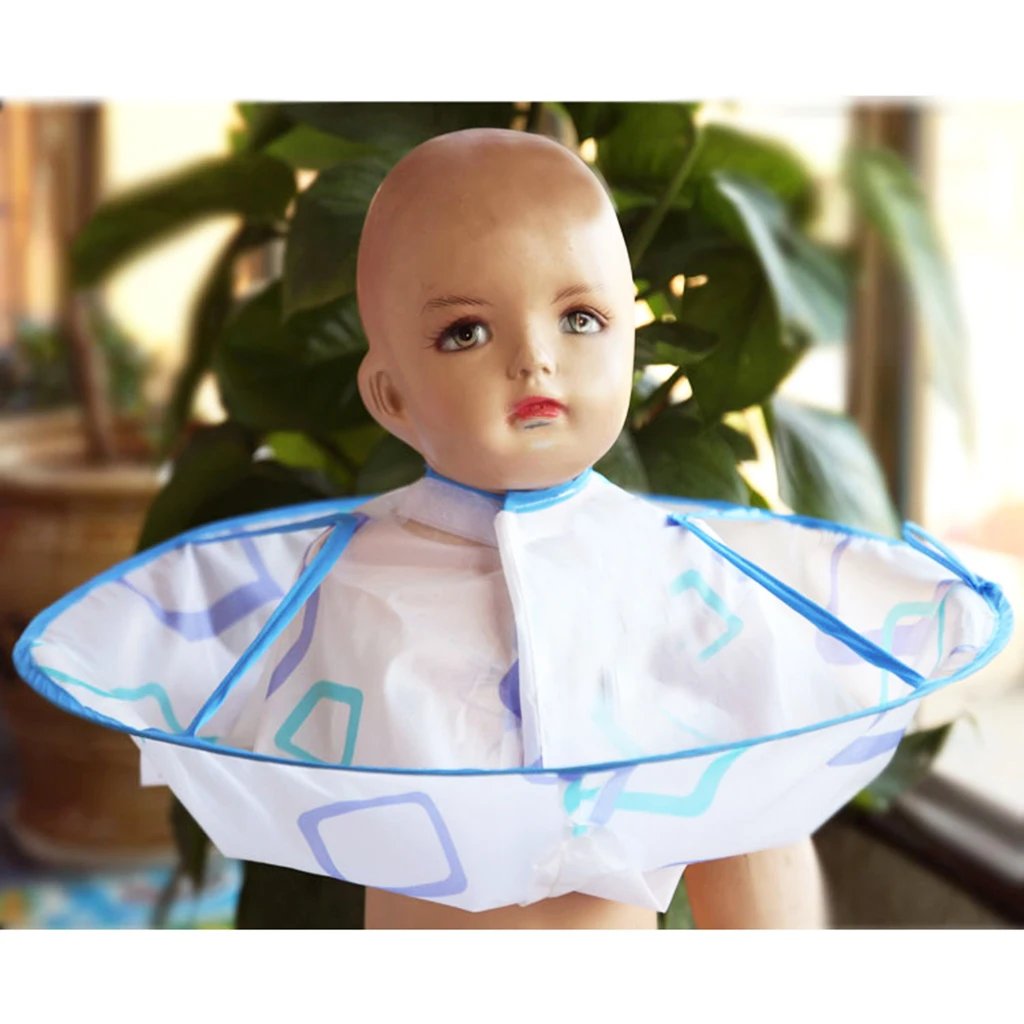 Salon Kids Children Baby Hairdressing Styling Cutting Cape Cloak Apron 48cm