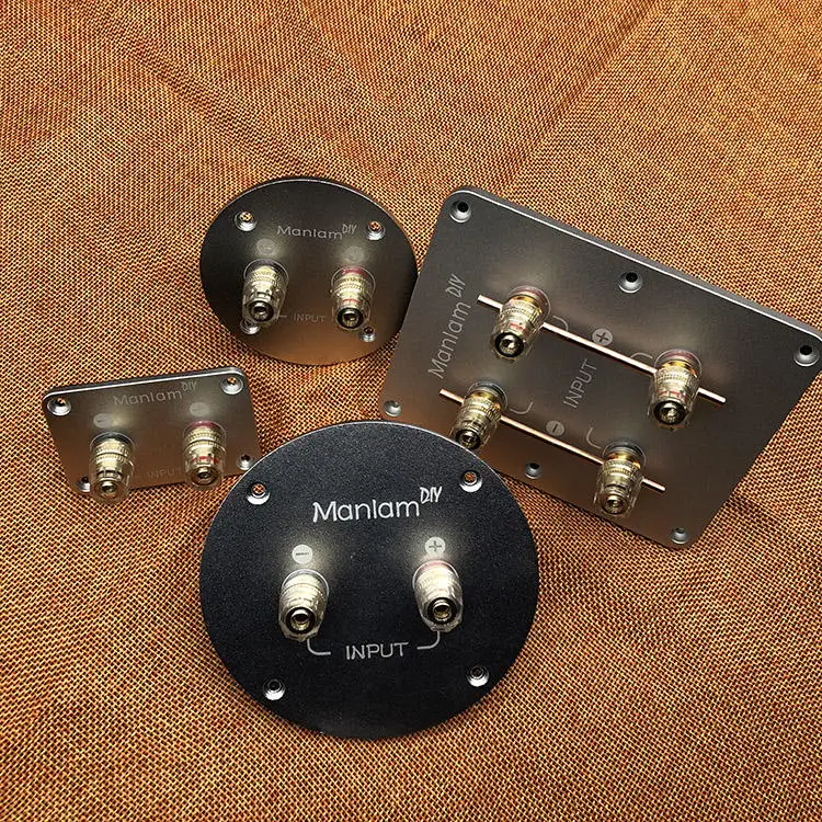 

2-digit 4-digit round square speaker junction box audio horn terminal block all copper terminal post hifi audio accessories