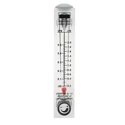 Débitmètre pour liquide de LZM 15T à 0.1 gpm, Type panneau réglable 