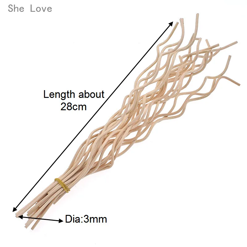 20 шт./лот волнистые Ротанговые палочки для ароматического диффузора сменные