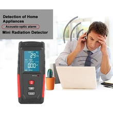 Testeur de champ électromagnétique Portable WT3121 LCD, détecteur de dosimètre de champ magnétique électrique