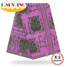 Анкара африканская вощеная ткань принтом 12 ярдов хлопок настоящий голландский воск Гана нигерийский стиль для шитья африканские платья одежда 31