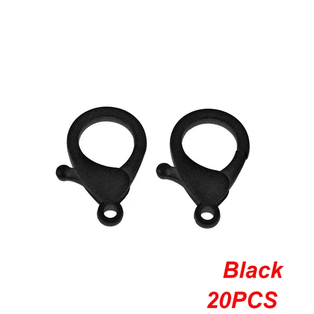 5-20pcs/lot Key Chain Key Ring keychain Bronze Rhodium Gold 28mm Long Round Split Keyrings Keychain Jewelry Making Wholesale DIY 20PCS Black