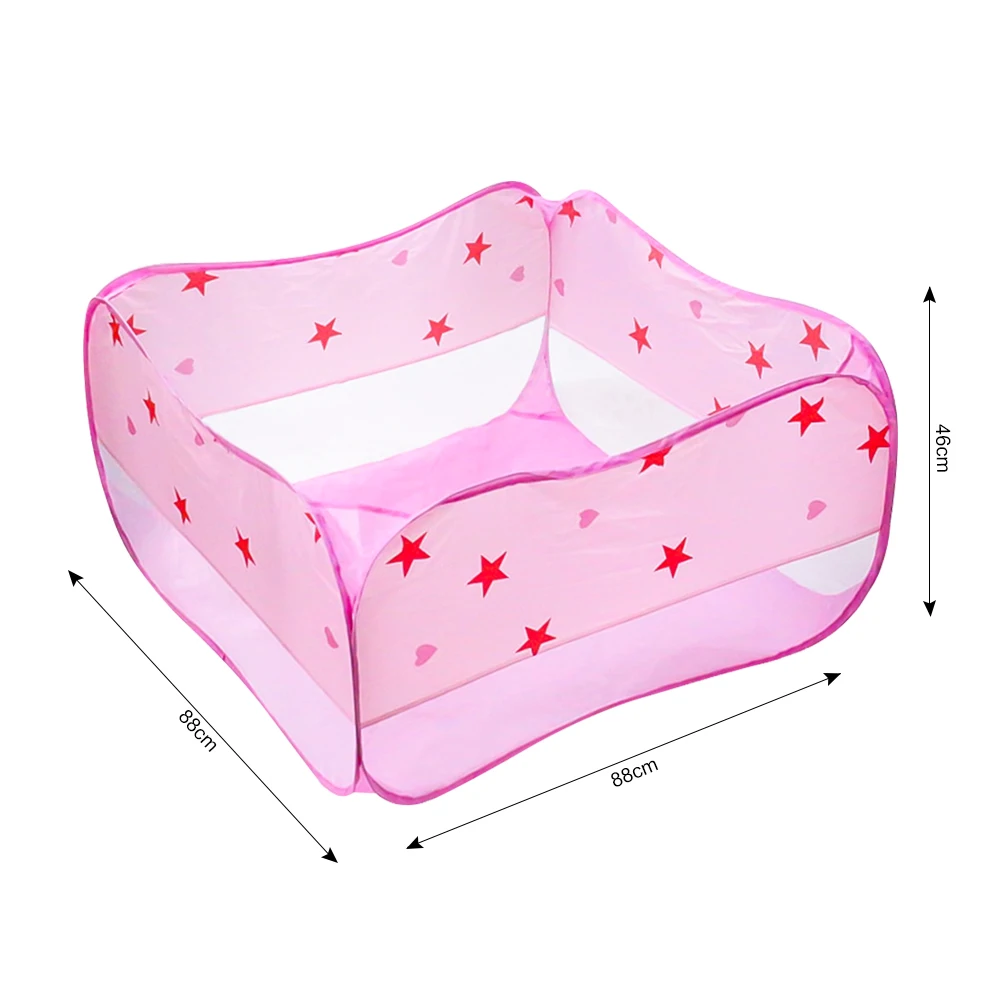 pink-B Детский манеж для питомцев, кошек, палаток, собак, питомцев, дышащий детский манеж, клетка для щенков, кроликов, игровая площадка, Детские Складные манежи, защитный барьер - Цвет: pink-B