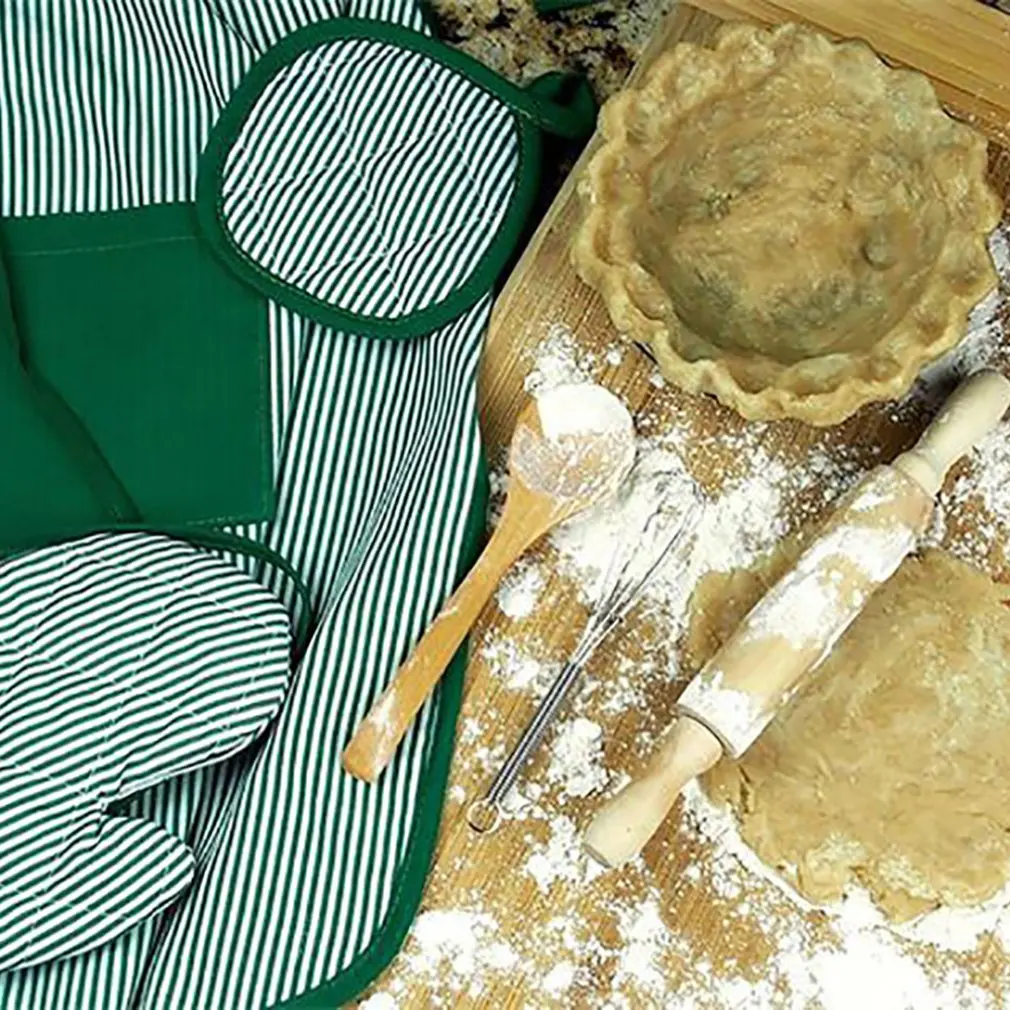 Портативный кухонный фартук для выпечки торта, набор игрушек для дома, сделай сам, набор форм для торта, набор бытовых инструментов для выпечки, набор игрушек для изготовления торта