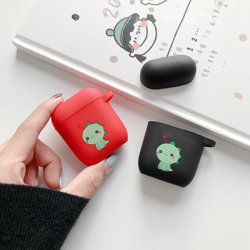 Мультяшный дизайн Bluetooth беспроводной чехол для наушников для Apple Air Pods 1 2 Коробка для наушников гарнитура для airpods чехол s Защитная крышка