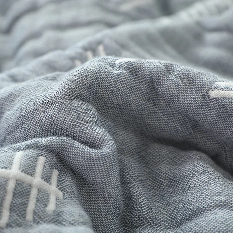 Четырехслойное хлопковое Марлевое полотенце, одеяло для путешествий Siesta, кондиционер, простыня, летнее удобное мягкое махровое одеяло s