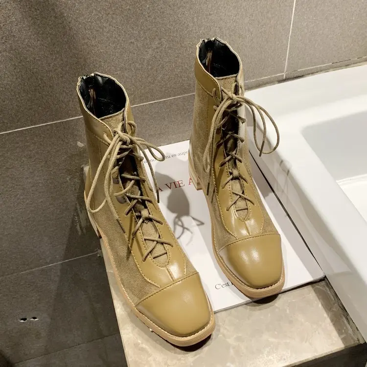 autumn fashion Korean version with thick high heel fashion female boots increased to keep warm and breathable women's shoes