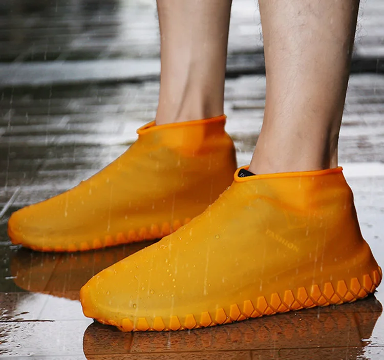 Водонепроницаемые силиконовые чехлы для обуви Overschoenen Чехлы для обуви многократного применения пылезащитный дождевик зимний шаг в обуви