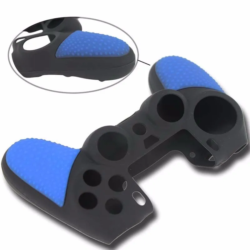 Для PS4 Геймпад двухцветная Силиконовая крышка, чехол противоударный Ulatra тонкий мягкий защитный чехол для sony playstation 4