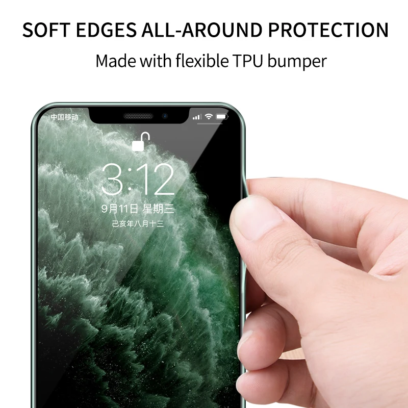 IHaitun роскошный стеклянный чехол для iPhone 11 Pro Max, ультра тонкая прозрачная стеклянная крышка для iPhone XS MAX XR X 10 7 8 с мягким краем 11 Pro Max 7 8 Plus