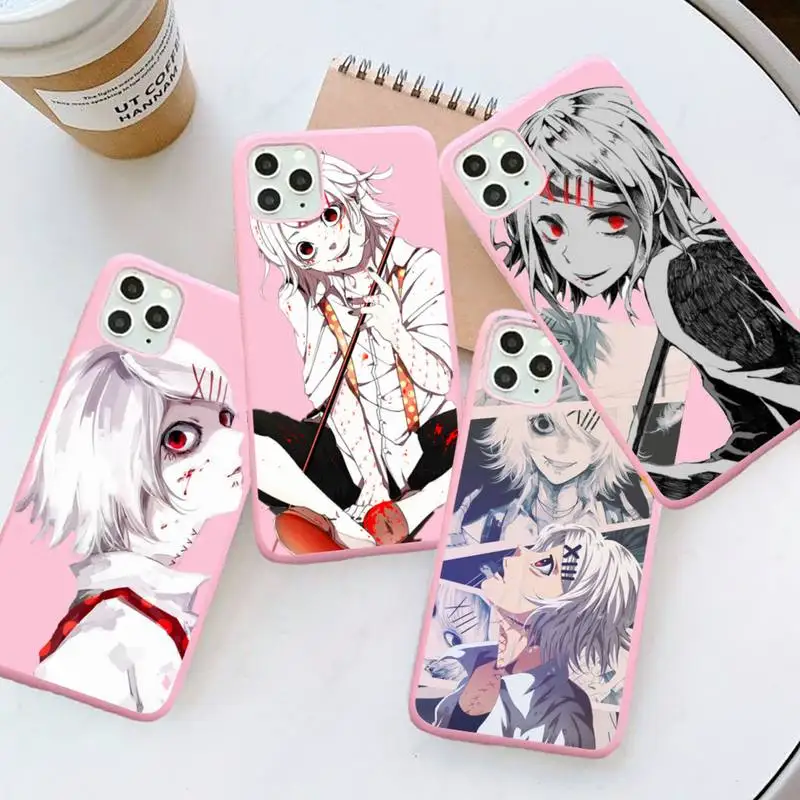 

Anime JUUZOU SUZUYA Tokyo Ghouls Phone Case Candy Color for iPhone 6 7 8 11 12 s mini pro X XS XR MAX Plus
