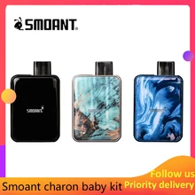 Smoant Charon Baby Pod Vape комплект со встроенным аккумулятором 750ма мод 2,0 мл Pod картридж электронная сигарета испаритель vs Battlestar Baby