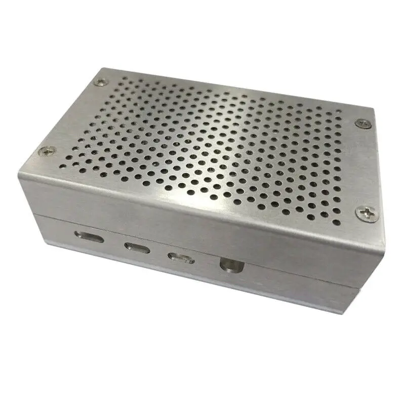 Aliminum металлический корпус из сплава подходит для Raspberry Pi 4 металлический корпус защитная коробка корпус+ вентилятор охлаждения 3E31