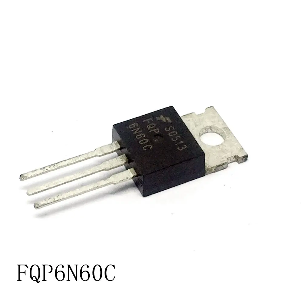 MOS FQP6N60C TO-220 6A/600V 10 шт./лот Новинка